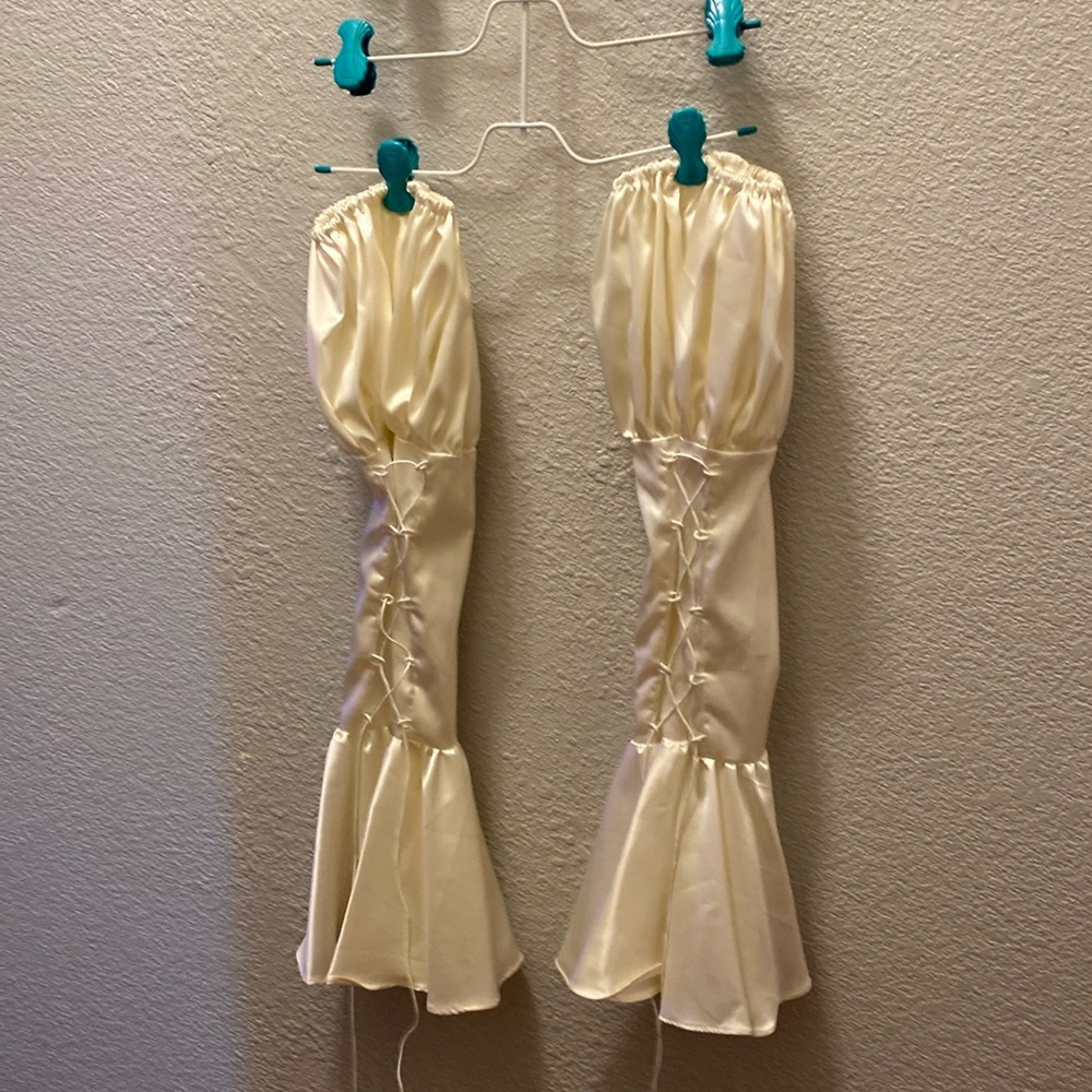 Custom made Ivory Satin dress